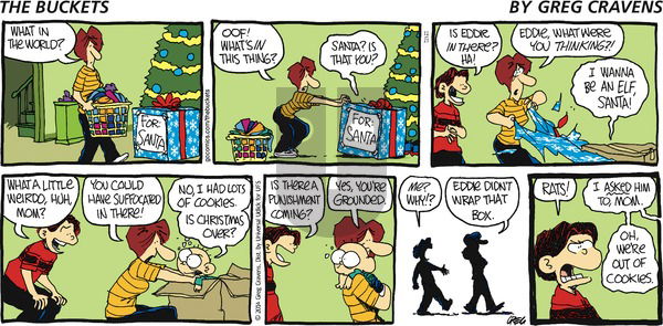 The Buckets - Sunday December 21, 2014 Comic Strip