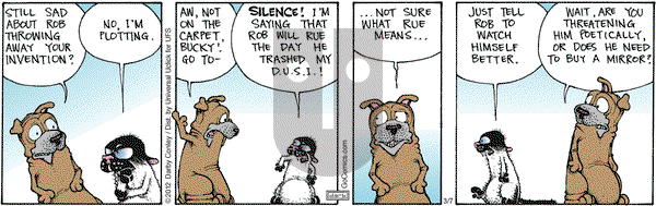 Get Fuzzy on Wednesday March 7, 2012 Comic Strip
