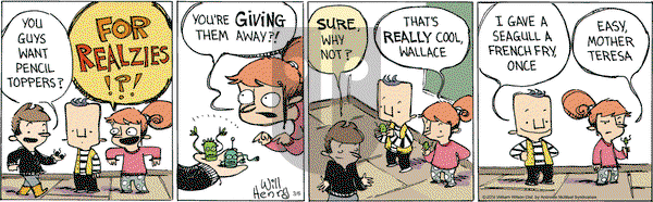Wallace the Brave on Wednesday March 6, 2019 Comic Strip