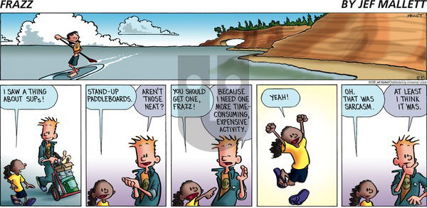 Frazz on Sunday August 16, 2015 Comic Strip