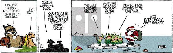 Over the Hedge on Monday November 26, 2012 Comic Strip