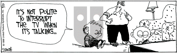 The Buckets on Tuesday September 15, 1998 Comic Strip