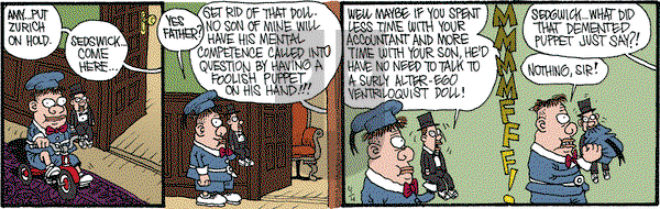 Monty on Saturday April 4, 2015 Comic Strip