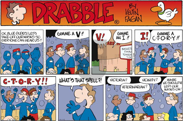 Drabble on Sunday April 1, 2012 Comic Strip