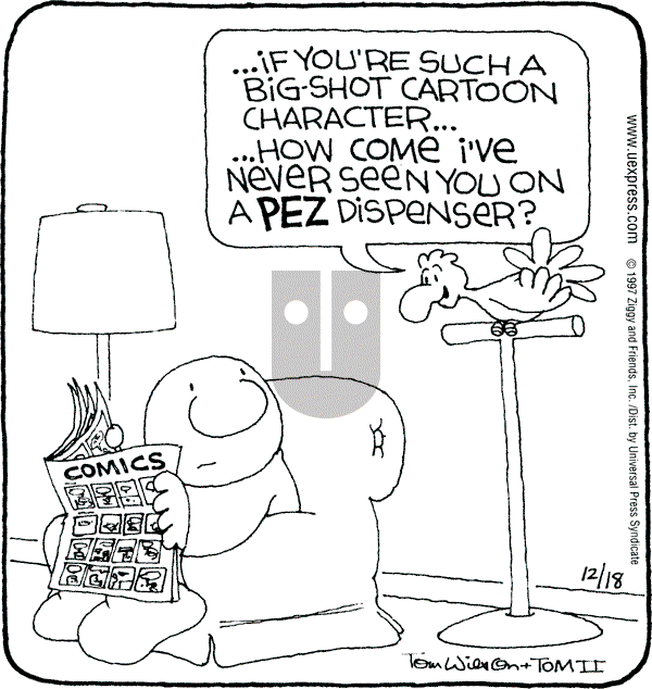 Ziggy - Thursday December 18, 1997 Comic Strip
