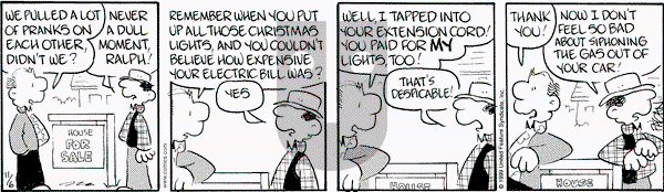Drabble on Saturday November 6, 1999 Comic Strip