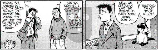 Get Fuzzy on Thursday April 11, 2002 Comic Strip