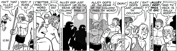 Alley Oop on Tuesday December 30, 1997 Comic Strip