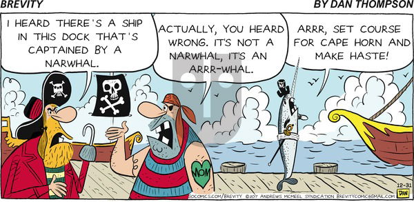 Brevity on Sunday December 31, 2017 Comic Strip