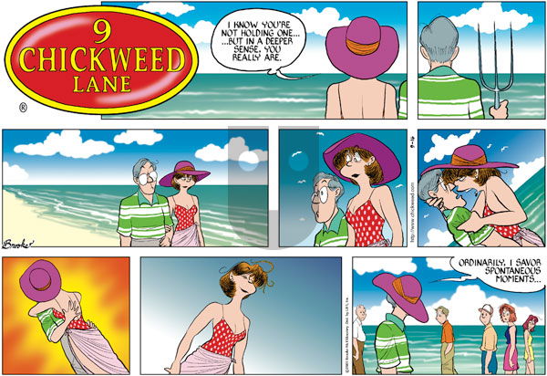 9 Chickweed Lane on Sunday September 16, 2001 Comic Strip