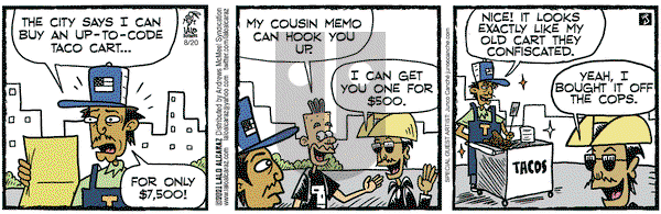 La Cucaracha on Friday August 20, 2021 Comic Strip