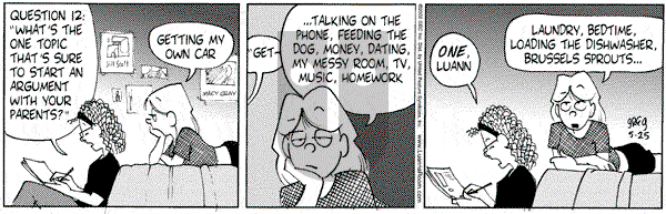 Luann on Saturday May 25, 2002 Comic Strip