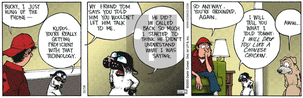 Get Fuzzy on Monday November 14, 2005 Comic Strip