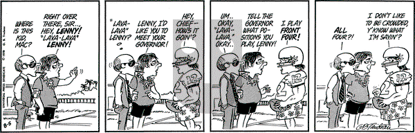 Doonesbury on Tuesday August 5, 1975 Comic Strip
