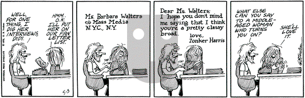 Doonesbury - Wednesday May 3, 1972 Comic Strip