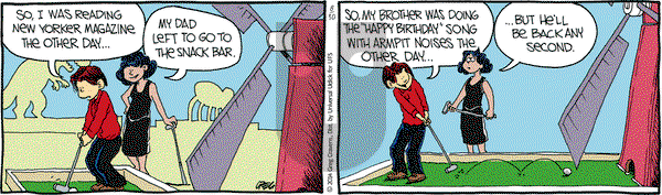 The Buckets on Saturday August 30, 2014 Comic Strip