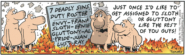Frank and Ernest on Tuesday April 3, 2007 Comic Strip