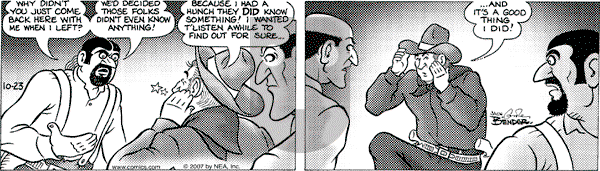Alley Oop on Tuesday October 23, 2007 Comic Strip