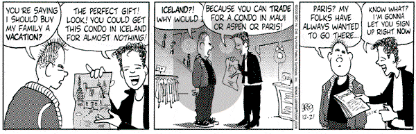 Luann on Thursday December 21, 2000 Comic Strip