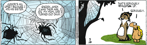 Over the Hedge on Thursday April 10, 2014 Comic Strip