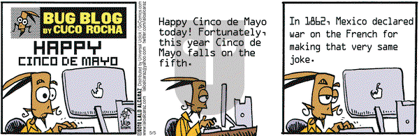 La Cucaracha on Saturday May 5, 2012 Comic Strip