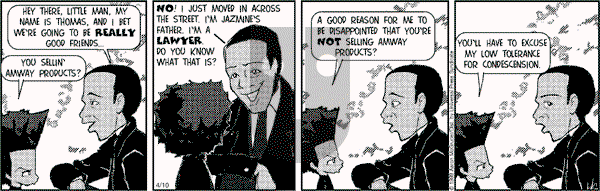 The Boondocks on Monday November 11, 2013 Comic Strip