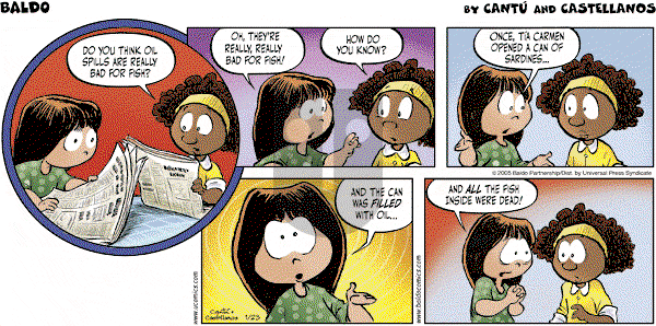 Baldo - Sunday January 23, 2005 Comic Strip