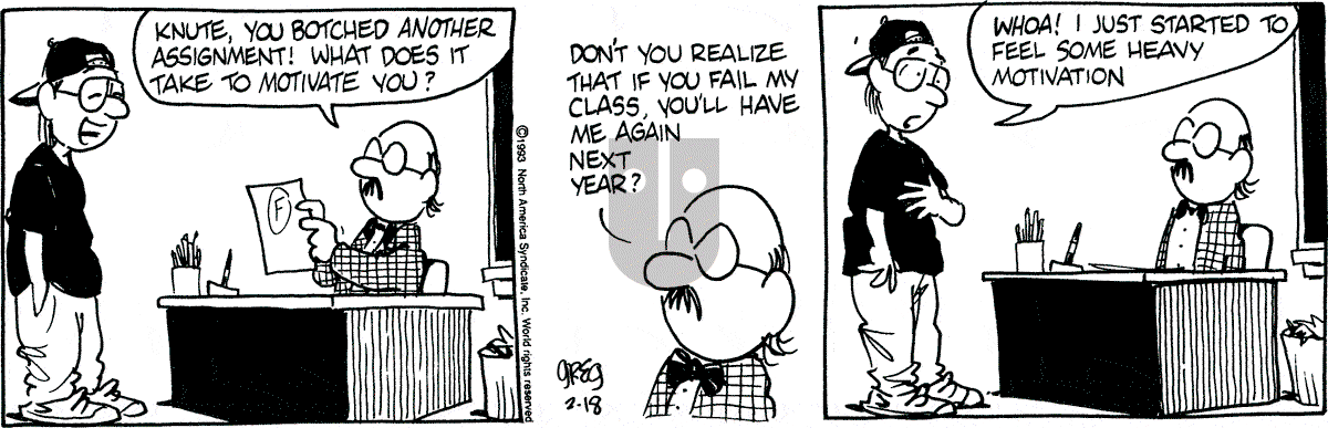 Luann - Thursday February 18, 1993 Comic Strip