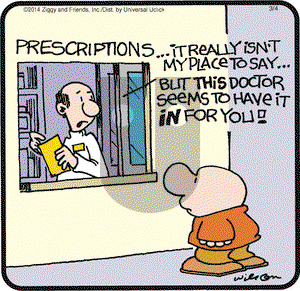 Ziggy on Tuesday March 4, 2014 Comic Strip