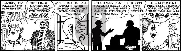 Alley Oop on Saturday April 19, 1980 Comic Strip