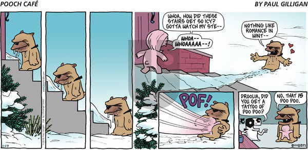 Pooch Cafe on Sunday January 17, 2016 Comic Strip