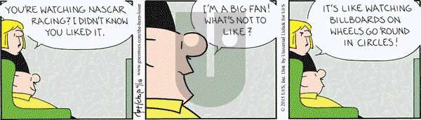 The Born Loser on Saturday April 18, 2015 Comic Strip