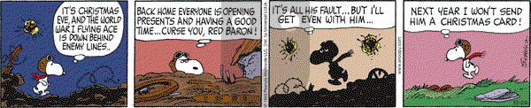 Peanuts - Thursday December 24, 2015 Comic Strip