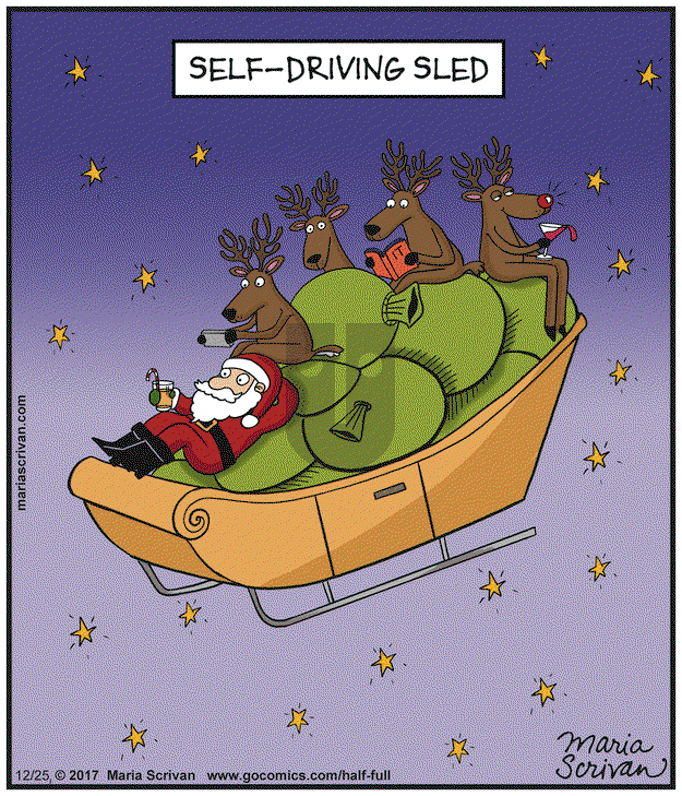 Half Full on Wednesday December 25, 2024 Comic Strip