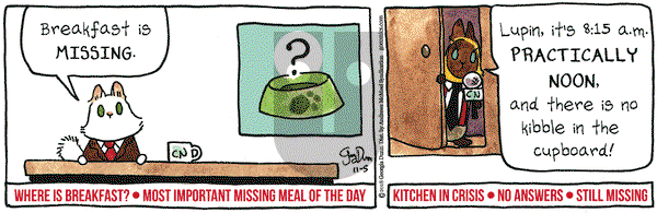 Breaking Cat News on Monday November 5, 2018 Comic Strip
