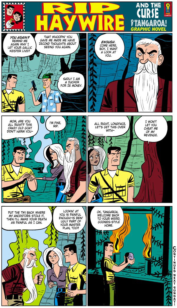 Rip Haywire on Sunday January 11, 2015 Comic Strip