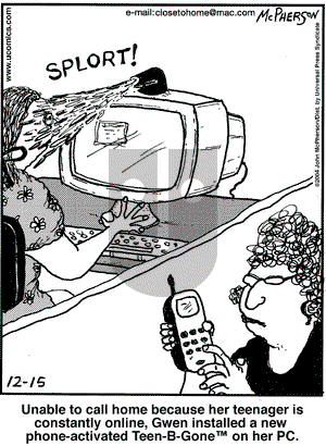 Close to Home on Friday February 4, 2005 Comic Strip