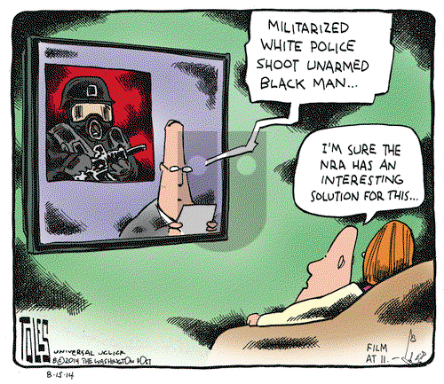 Tom Toles on Friday August 15, 2014 Comic Strip