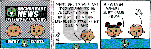 La Cucaracha on Tuesday February 17, 2015 Comic Strip