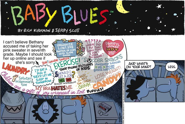 Baby Blues on Sunday June 5, 2016 Comic Strip