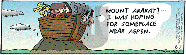 Frank and Ernest on Thursday August 7, 2003 Comic Strip