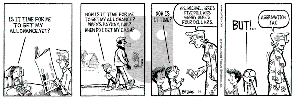 Grand Avenue on Thursday December 1, 2005 Comic Strip