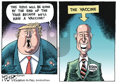Rob Rogers on Wednesday July 29, 2020 Comic Strip