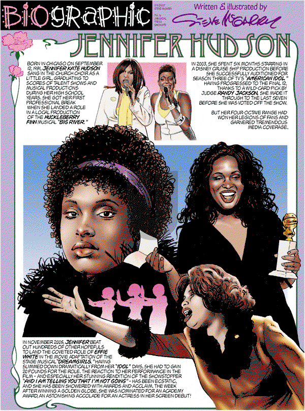 Biographic on Sunday March 4, 2007 Comic Strip