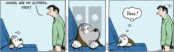 Fred Basset on Friday March 5, 2010 Comic Strip