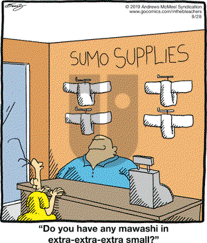 In the Bleachers on Wednesday August 28, 2019 Comic Strip