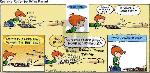 Red and Rover on Sunday February 1, 2004 Comic Strip