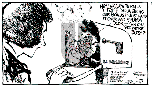 Pat Oliphant on Wednesday July 10, 1991 Comic Strip