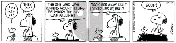 Peanuts on Wednesday September 8, 1999 Comic Strip