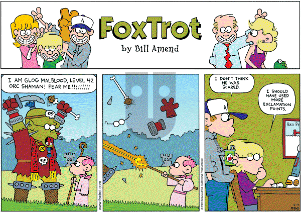 FoxTrot on Sunday October 9, 2005 Comic Strip